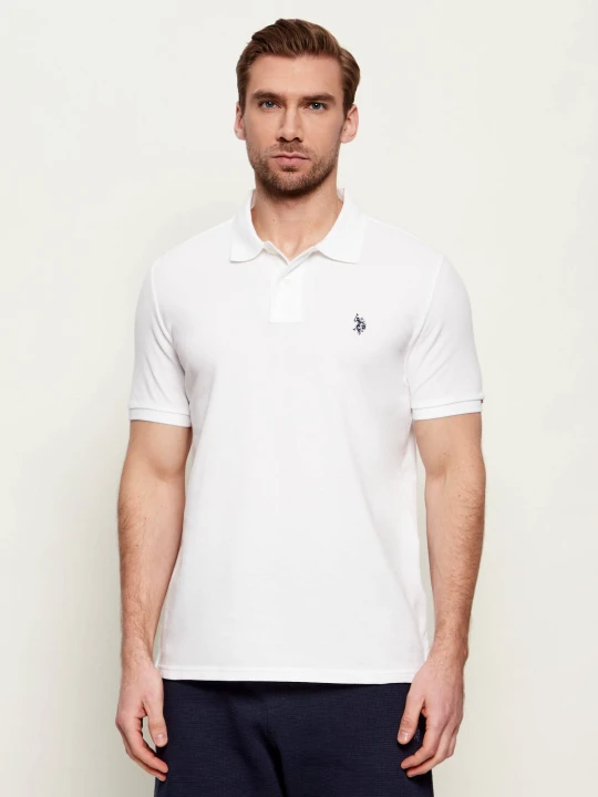 Zdjęcie produktu US Polo ASSN Polo | Classic fit | pique biały