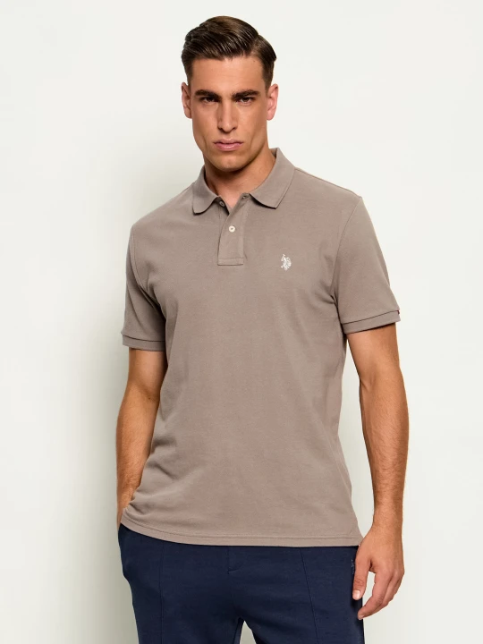 Zdjęcie produktu US Polo ASSN Polo | Classic fit | pique beżowy