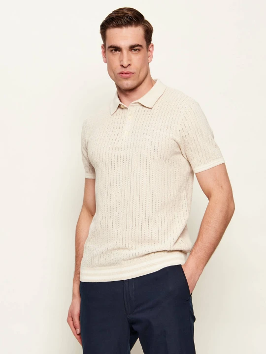 Zdjęcie produktu US Polo ASSN Polo | Regular Fit beżowy