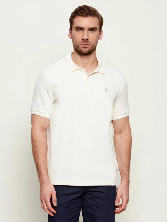 Zdjęcie produktu US Polo ASSN Polo | Regular Fit kremowy