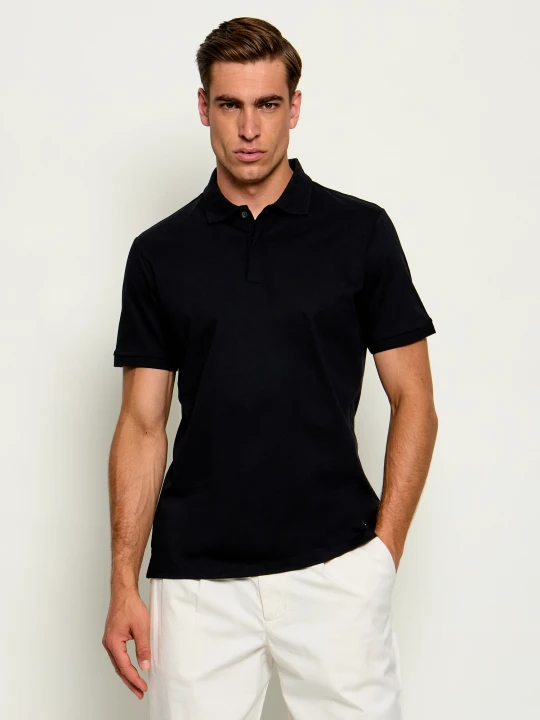Zdjęcie produktu US Polo ASSN Polo | Regular Fit | mercerised czarny