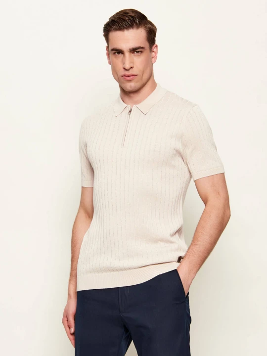 Zdjęcie produktu US Polo ASSN Polo | Slim Fit beżowy
