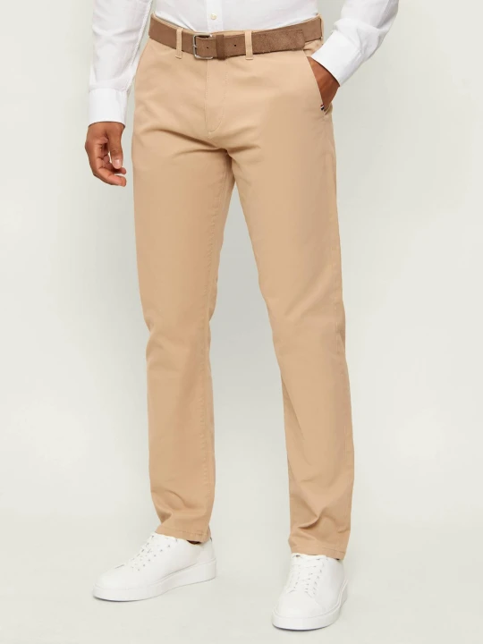 Zdjęcie produktu US Polo ASSN Spodnie chino | Classic fit beżowy