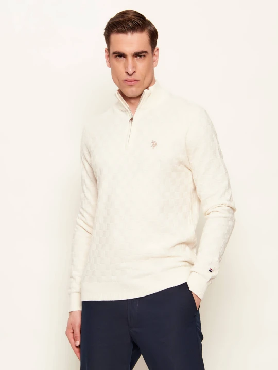 Zdjęcie produktu US Polo ASSN Sweter | Regular Fit ecru