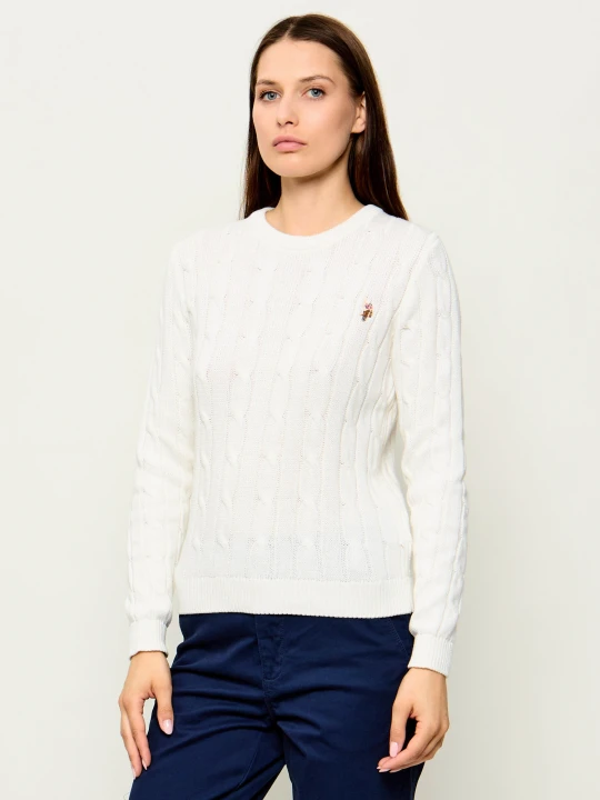 Zdjęcie produktu US Polo ASSN Sweter | Regular Fit ecru