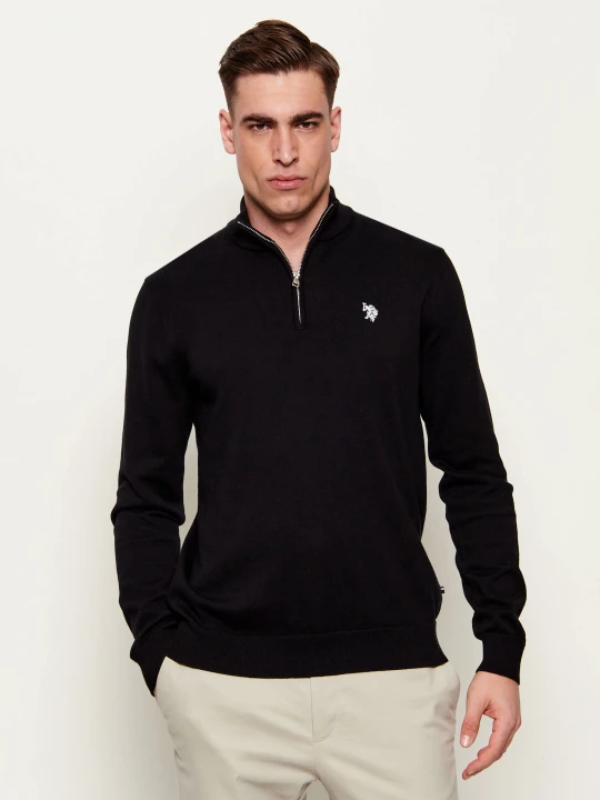 Zdjęcie produktu US Polo ASSN Sweter | Slim Fit czarny