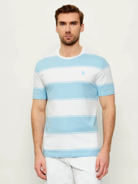 Zdjęcie produktu US Polo ASSN T-shirt | Regular Fit błękitny