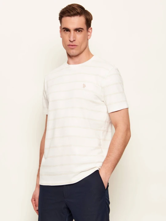Zdjęcie produktu US Polo ASSN T-shirt | Regular Fit ecru