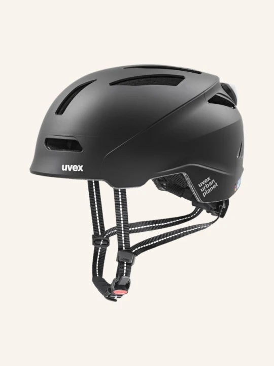 Zdjęcie produktu Uvex Kask Rowerowy Urban Planet Led schwarz CZARNY