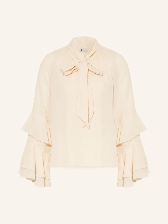 Zdjęcie produktu V By Vera Mont Bluzka Z Falbanami beige