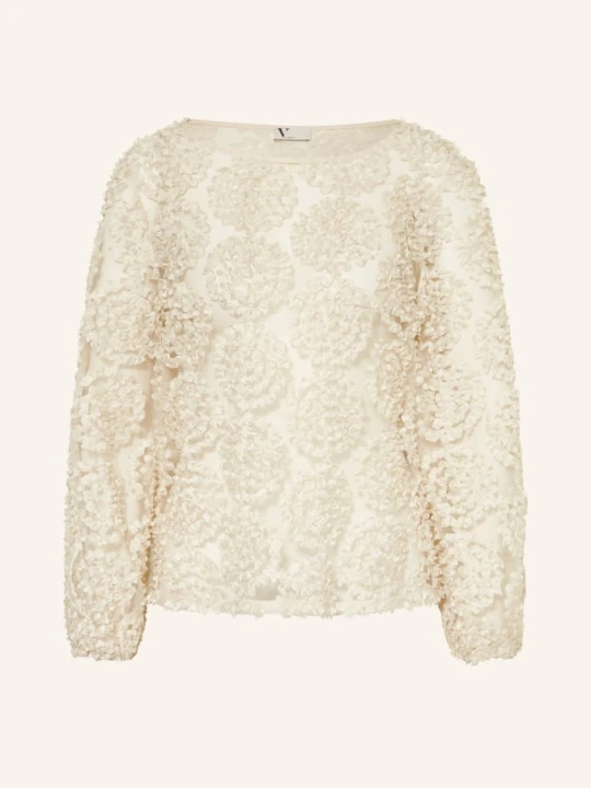 Zdjęcie produktu V By Vera Mont Bluzka Z Siateczki beige
