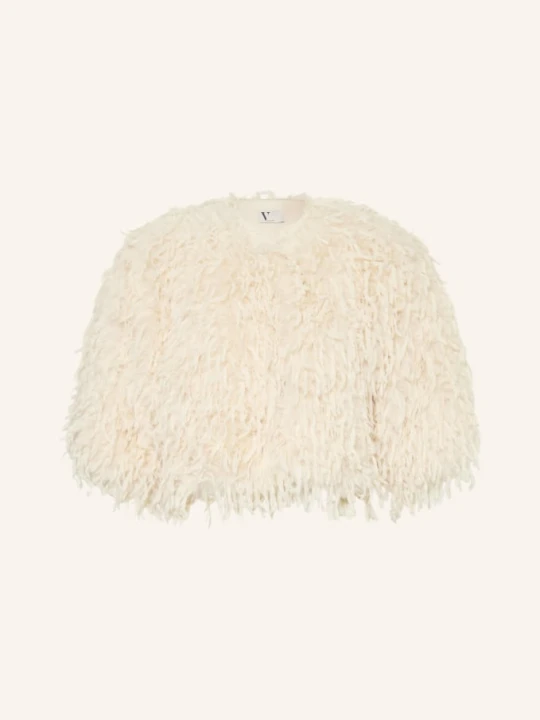 Zdjęcie produktu V By Vera Mont Bolero Ze Sztucznego Futra beige