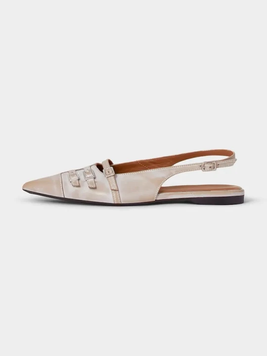 Zdjęcie produktu Vagabond Shoemakers baleriny skórzane HERMINE beżowy
