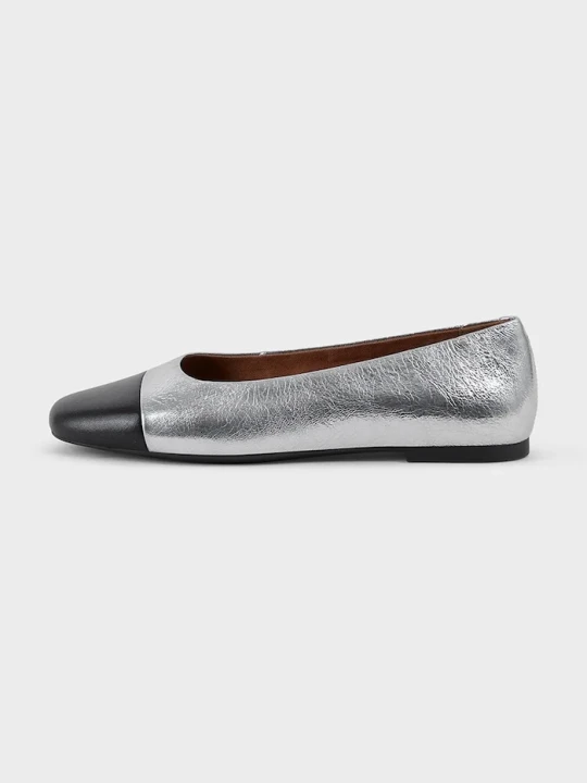 Zdjęcie produktu Vagabond Shoemakers baleriny skórzane JOLIN srebrny