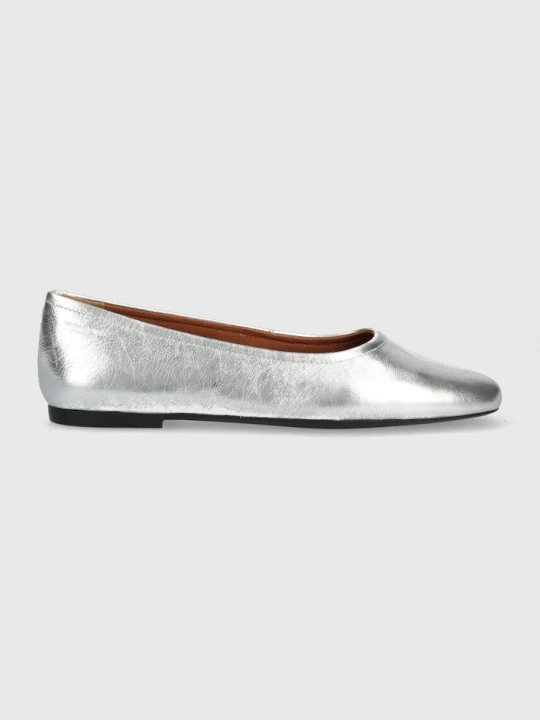 Zdjęcie produktu Vagabond Shoemakers baleriny skórzane Jolin srebrny