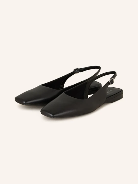Zdjęcie produktu Vagabond Shoemakers Baleriny Z Odkrytą Piętą Delia schwarz CZARNY