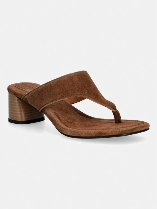 Zdjęcie produktu Vagabond Shoemakers japonki damskie zamszowe EVIE brązowy