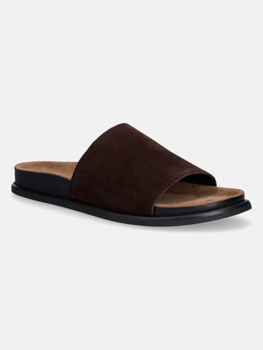 Zdjęcie produktu Vagabond Shoemakers klapki damskie zamszowe EFFIE brązowy