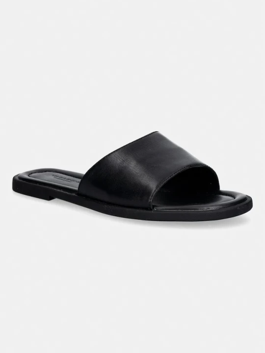 Zdjęcie produktu Vagabond Shoemakers klapki na płaskim obcasie damskie skórzane ZAIDA czarny