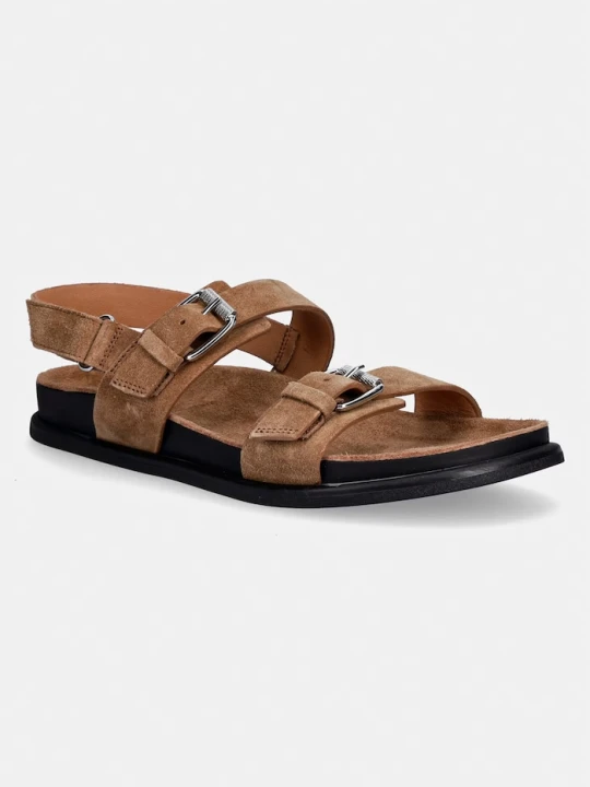 Zdjęcie produktu Vagabond Shoemakers sandały damskie zamszowe EFFIE brązowy
