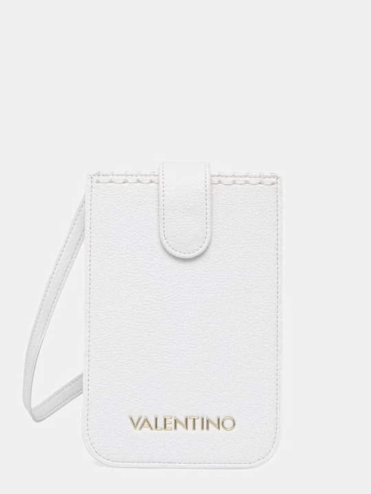 Zdjęcie produktu Valentino Bags pokrowiec na telefon damski z imitacji skóry ALEKSANDRA biały