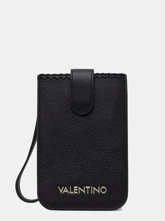 Zdjęcie produktu Valentino Bags pokrowiec na telefon damski z imitacji skóry ALEKSANDRA czarny