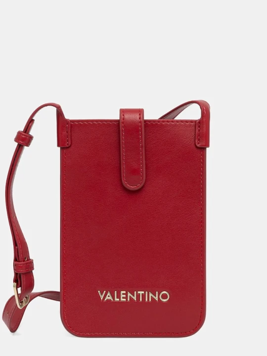 Zdjęcie produktu Valentino Bags pokrowiec na telefon damski z imitacji skóry CLIO RE czerwony