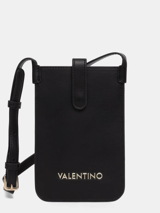 Zdjęcie produktu Valentino Bags pokrowiec na telefon damski z imitacji skóry CLIO RE czarny