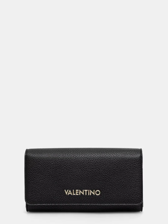 Zdjęcie produktu Valentino Bags portfel damski z imitacji skóry BRIXTON czarny