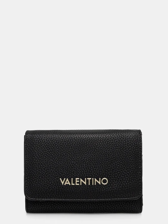 Zdjęcie produktu Valentino Bags portfel damski z imitacji skóry czarny