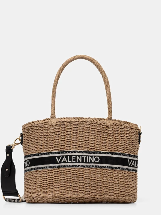 Zdjęcie produktu Valentino Bags torba plażowa damska BOHO beżowy