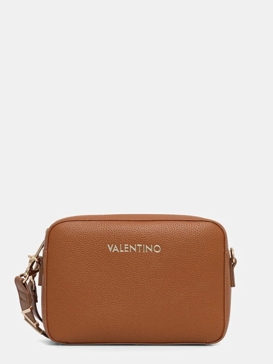 Zdjęcie produktu Valentino Bags torebka crossbody damska z imitacji skóry brązowy