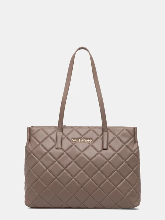 Zdjęcie produktu Valentino Bags torebka shopper damska z imitacji skóry brązowy