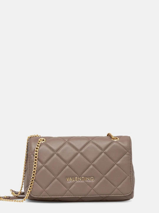 Zdjęcie produktu Valentino Bags torebka crossbody damska z imitacji skóry brązowy
