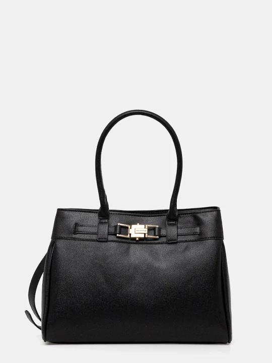 Zdjęcie produktu Valentino Bags torebka shopper damska z imitacji skóry czarny