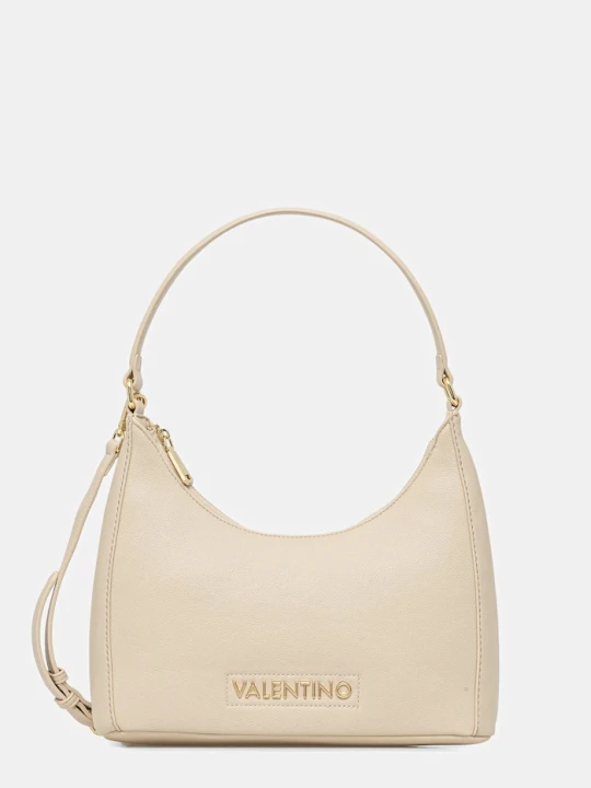 Zdjęcie produktu Valentino Bags torebka crossbody damska z imitacji skóry beżowy