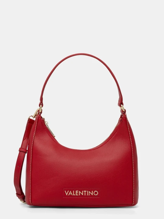 Zdjęcie produktu Valentino Bags torebka crossbody damska z imitacji skóry bordowy