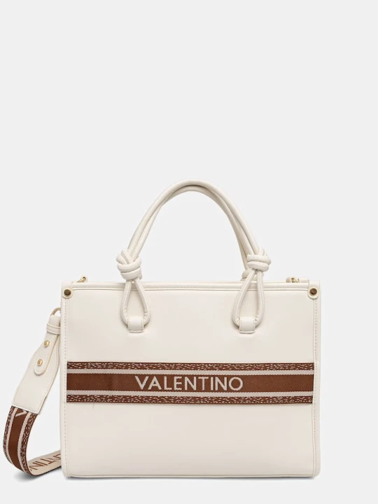 Zdjęcie produktu Valentino Bags torebka crossbody damska z imitacji skóry AELLA beżowy