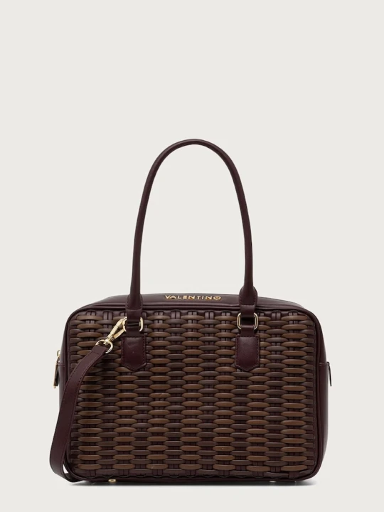 Zdjęcie produktu Valentino Bags torebka crossbody damska z imitacji skóry ALE bordowy