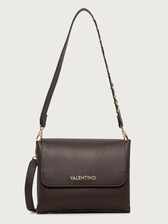 Zdjęcie produktu Valentino Bags torebka crossbody damska z imitacji skóry brązowy