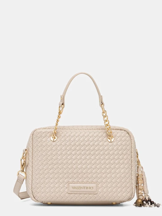 Zdjęcie produktu Valentino Bags torebka crossbody damska z imitacji skóry GEA beżowy