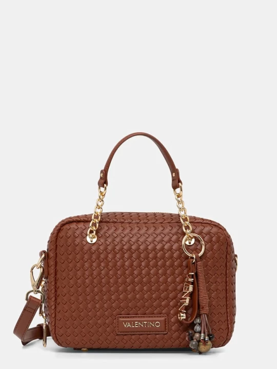 Zdjęcie produktu Valentino Bags torebka crossbody damska z imitacji skóry GEA brązowy