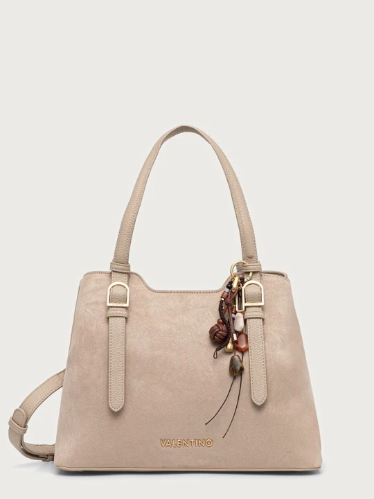 Zdjęcie produktu Valentino Bags torebka crossbody damska z imitacji zamszu WINNIE WINTER beżowy