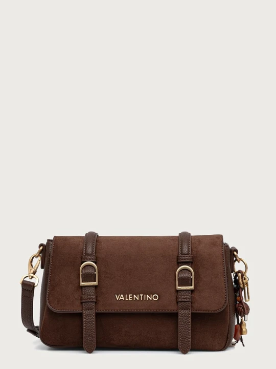 Zdjęcie produktu Valentino Bags torebka crossbody damska z imitacji zamszu WINNIE WINTER brązowy