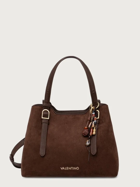 Zdjęcie produktu Valentino Bags torebka crossbody damska z imitacji zamszu WINNIE WINTER brązowy