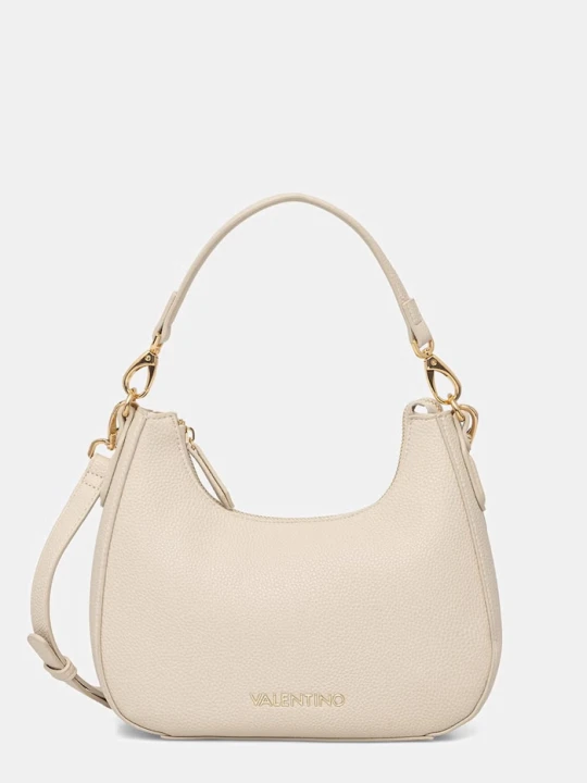 Zdjęcie produktu Valentino Bags torebka damska z imitacji skóry beżowy