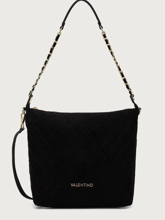 Zdjęcie produktu Valentino Bags torebka damska z imitacji zamszu MAKENA czarny
