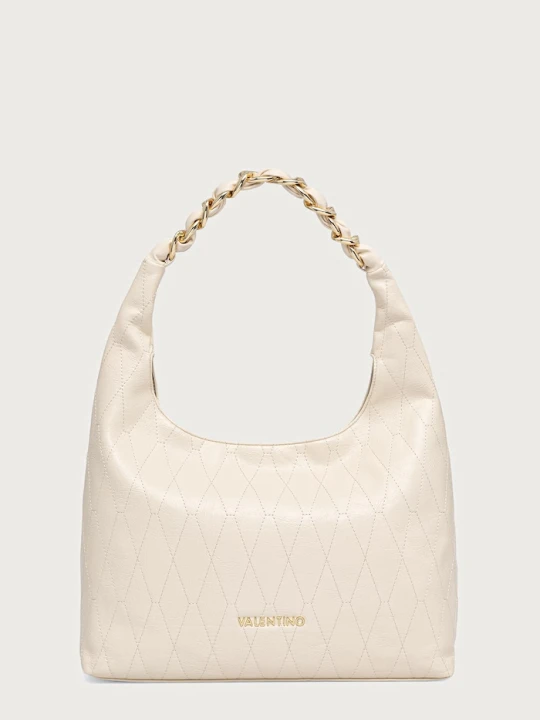 Zdjęcie produktu Valentino Bags torebka hobo damska z imitacji skóry CRYSTELLE beżowy