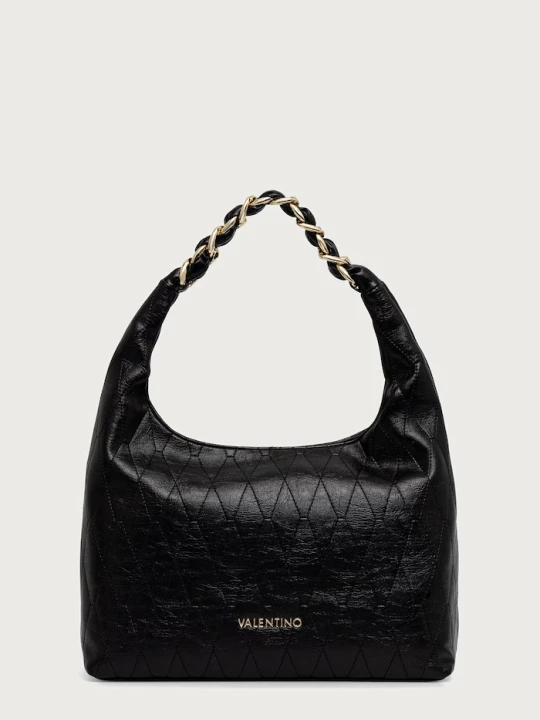 Zdjęcie produktu Valentino Bags torebka hobo damska z imitacji skóry CRYSTELLE czarny