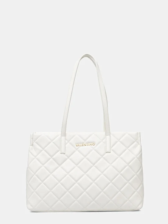 Zdjęcie produktu Valentino Bags torebka shopper damska z imitacji skóry biały